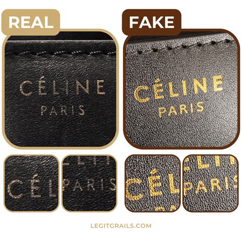 celine triomphe real vs fake|is celine nano real.